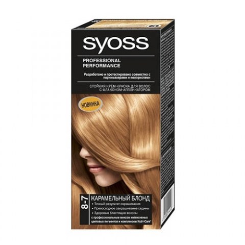 Syoss Color Краска для волос 8-7 Карам Блонд 50мл